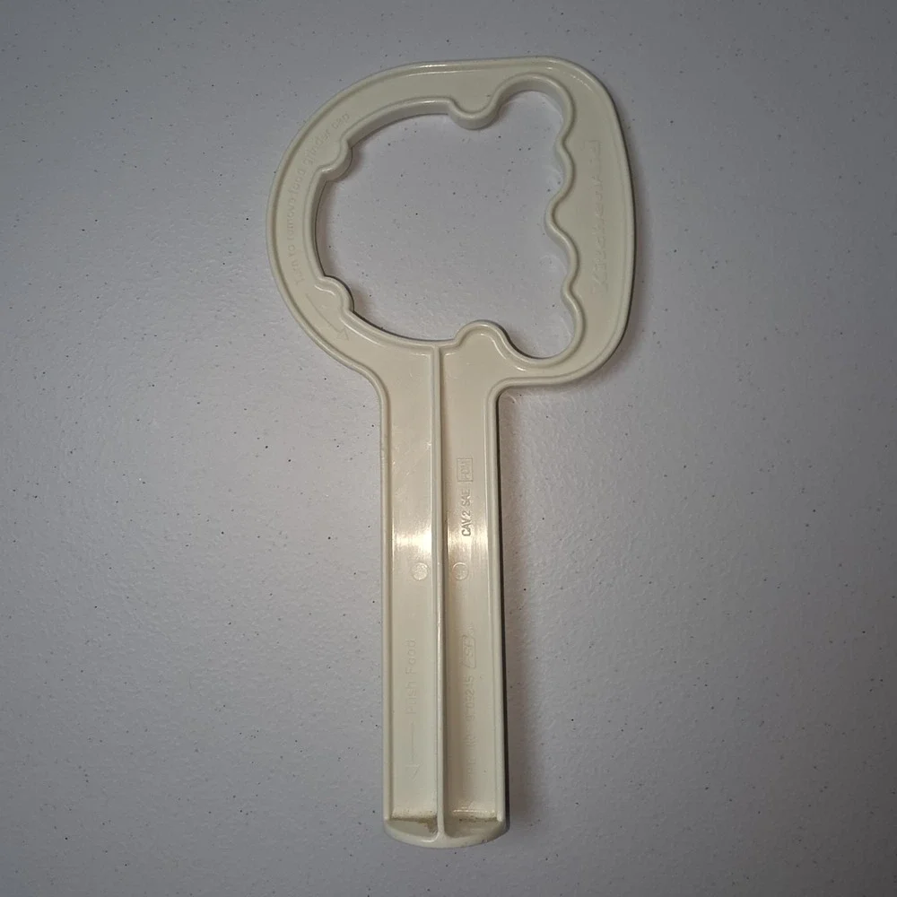KitchenAid Food Grinder‎ Replacement Part White Combo Wrench Food Pusher